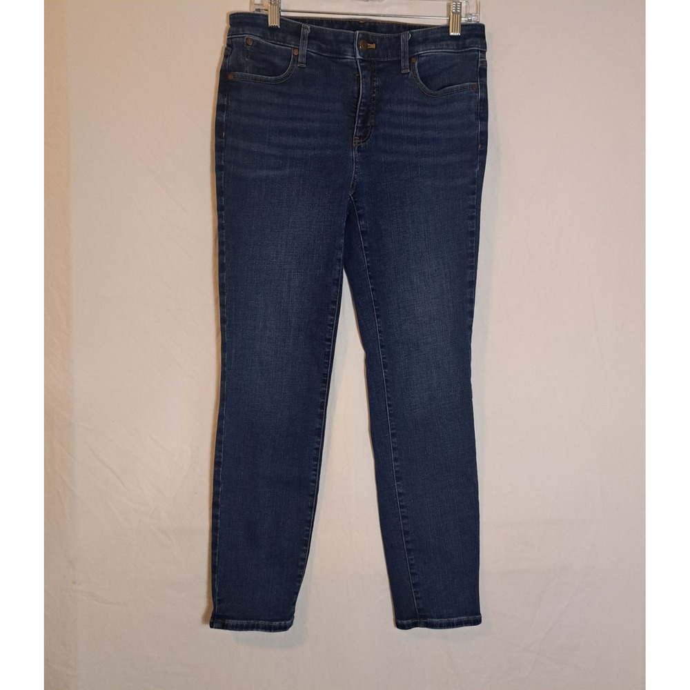 Talbots Denim Slim Ankle Jeans Dark Wash Women Size 8